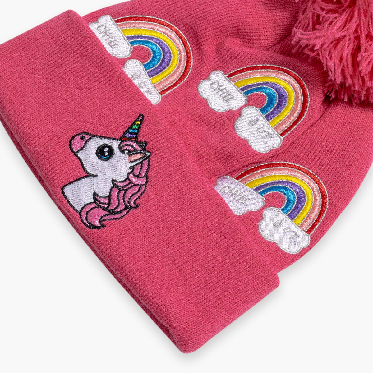 Kids Unicorn Pom / Color-Pink