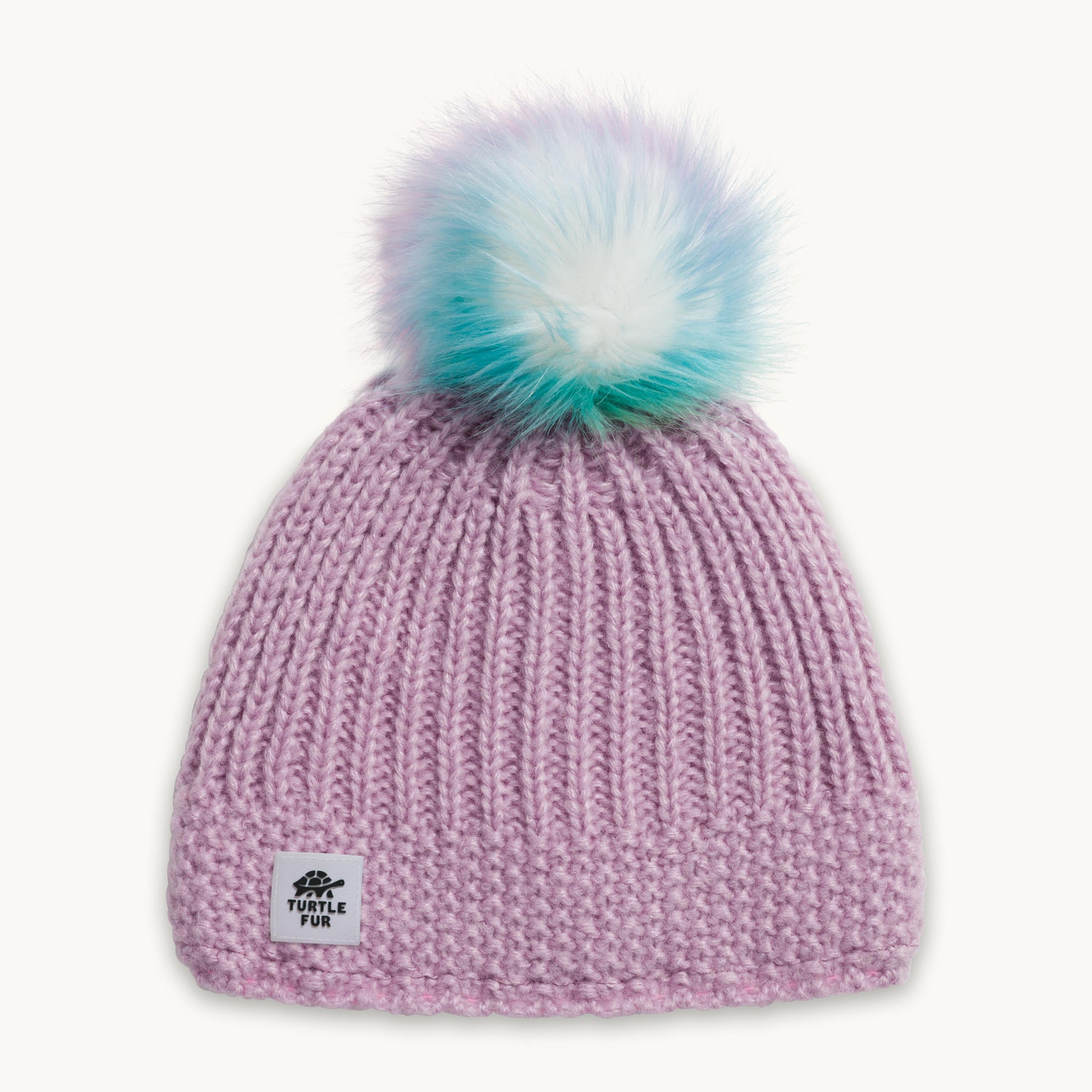 Kids Suzie Colorful Pom Winter Hat – Turtle Fur®