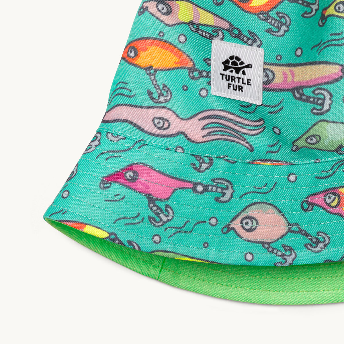 Kids Wild Thing Bucket Hat / Color-School of Fish Bait