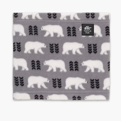Kids Playful Prints Fleece Neck Warmer / Color-Polar Plunge