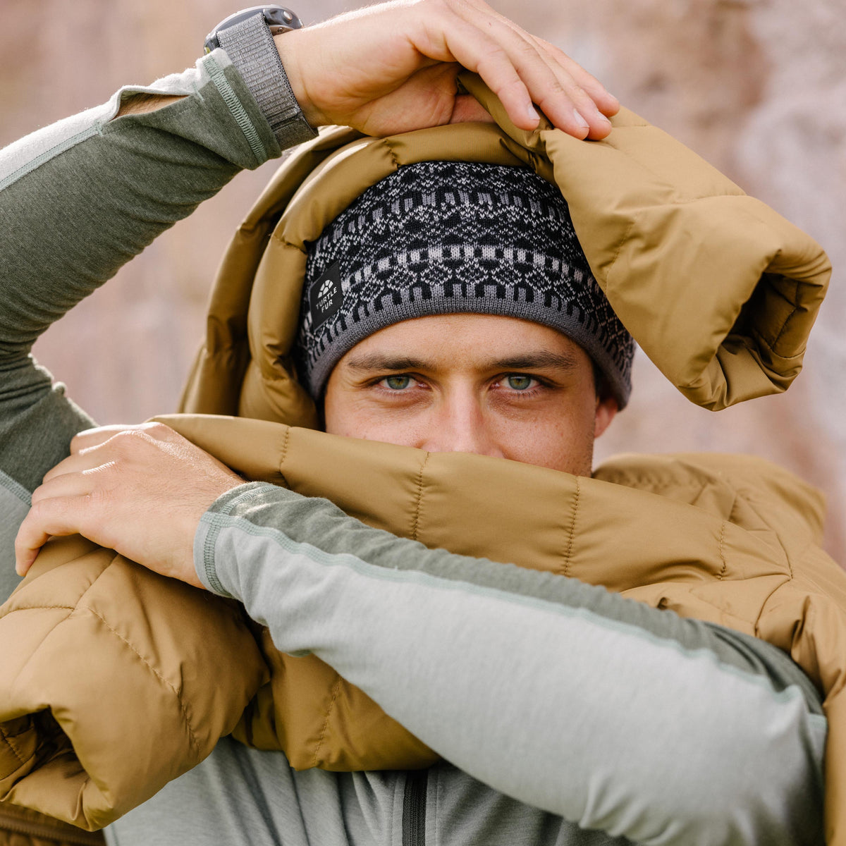 Franz Beanie / Color-Brown