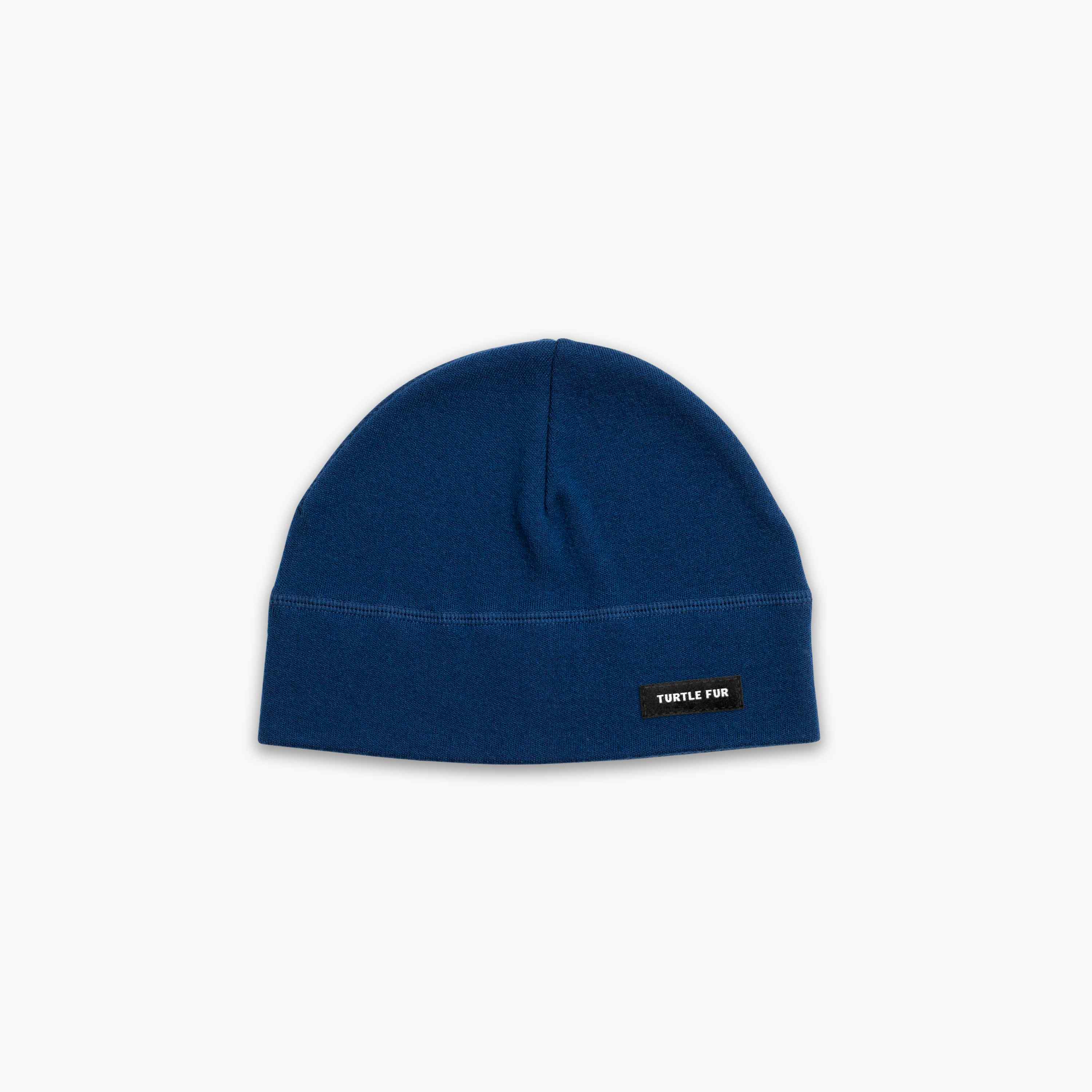 Carefree Merino Wool Beanie / Color-Navy