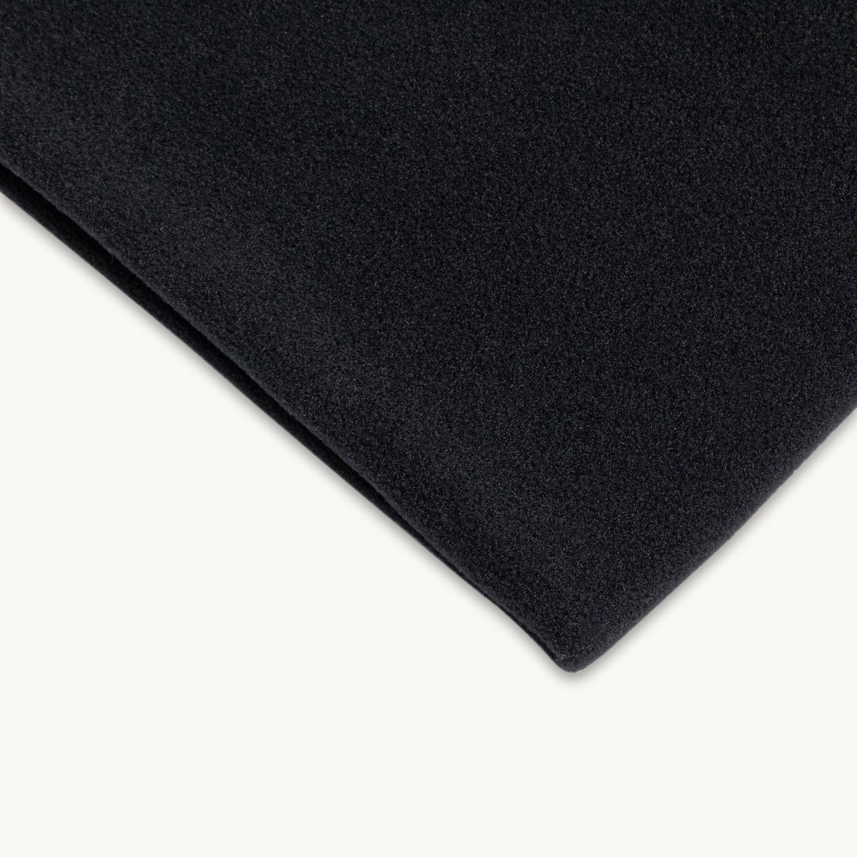 Micro Fur Fleece Double-Layer Neck Warmer / Color-Black