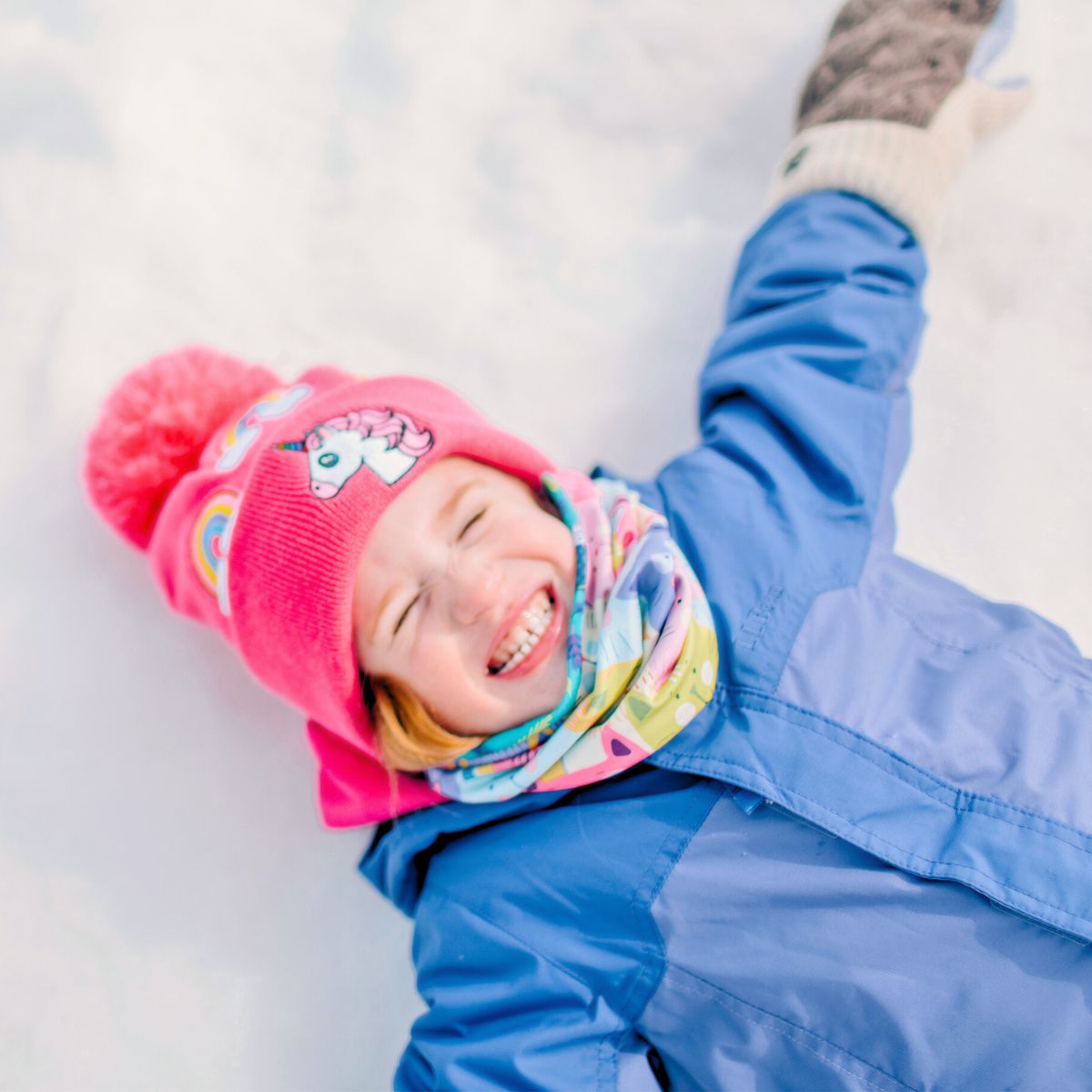 Kids Unicorn Pom / Color-Aqua