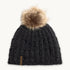 Fifi Faux Fur Pom / Color-Black