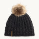 Fifi Faux Fur Pom / Color-Black