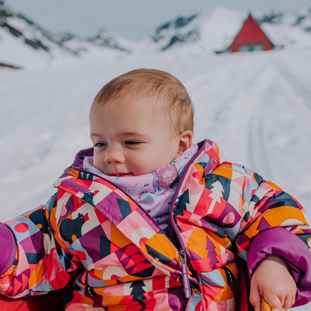 Toddler Comfort Shell Neck Warmer lined with Comfort Plush / Color-Ice Breaker