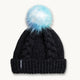 Youth Lizzy Faux Fur Pom / Color-Black