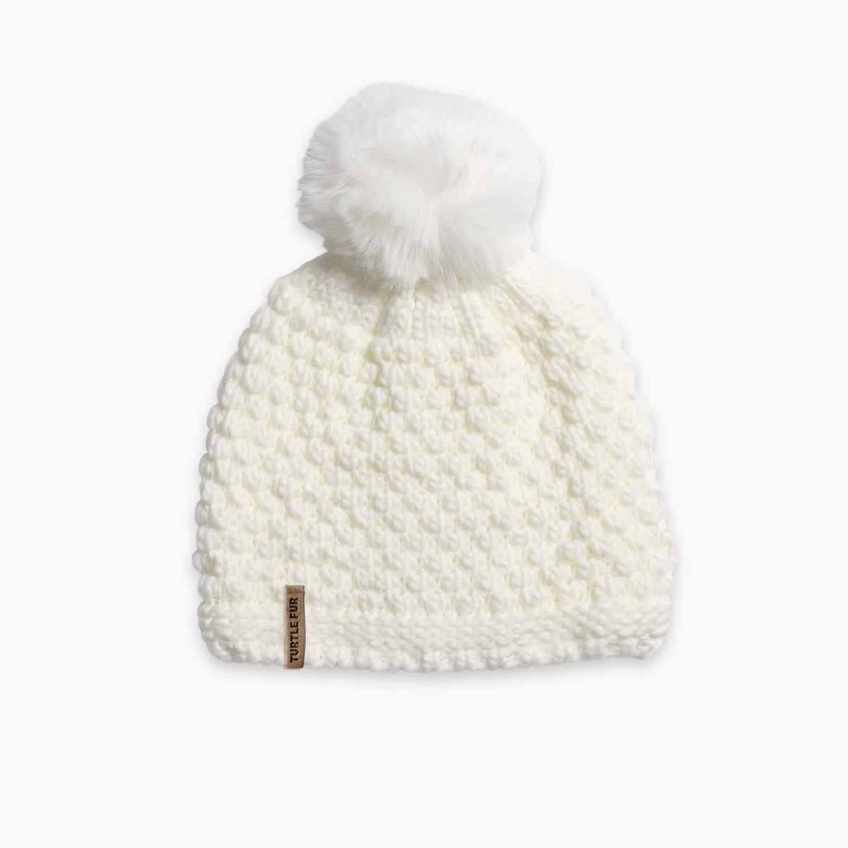 Snowfall Faux Fur Pom / Color-White