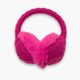 Ear Muffin Faux Fur Lined Earmuffs / Color-Azalea