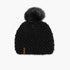 Snowfall Faux Fur Pom / Color-Black