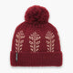 Recycled Freya Beanie / Color-Garnet