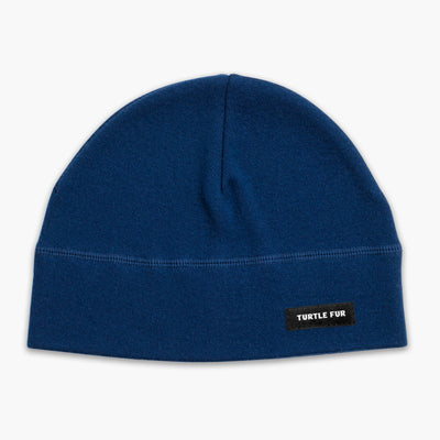 Carefree Merino Wool Beanie / Color-Navy
