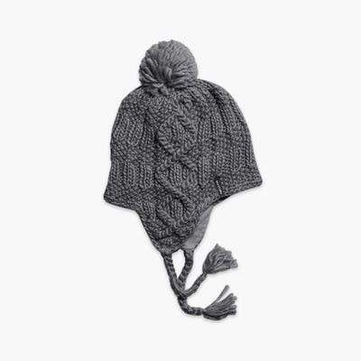 Gianna Pom Earflap / Color-Smoke