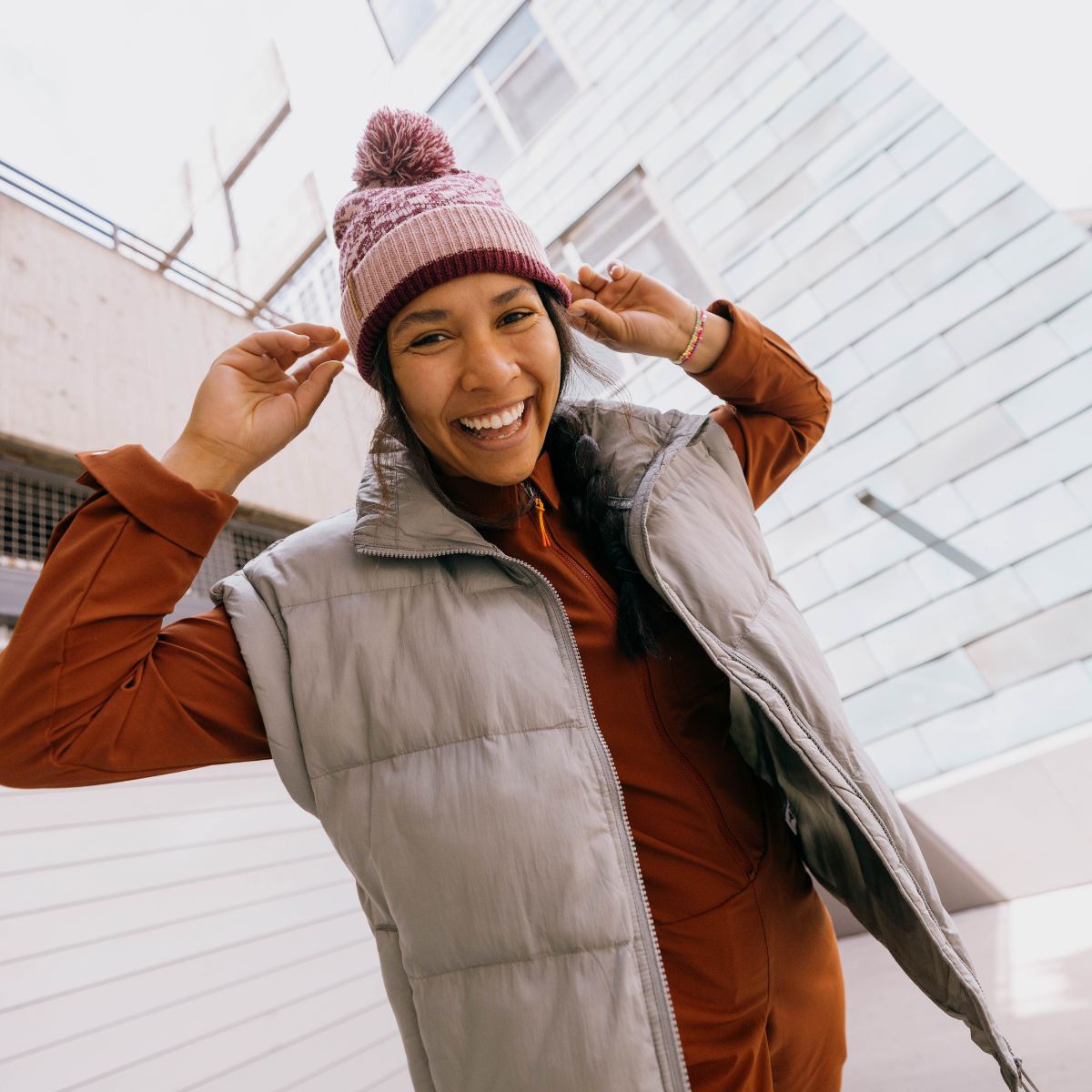 Merino Wool Ida / Color-Bordeaux