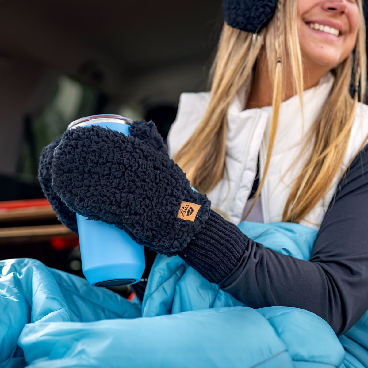 Recycled Comfort Lush Freestyle Mitts / Color-Transformative Teal
