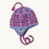 Heritage Earflap Beanie / Color-Periwinkle