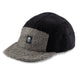 Printed Fleece Art 5 Panel Hat / Color-Black