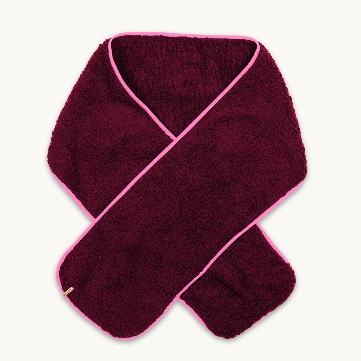 Comfort Lush Snowdrift Scarf / Color-Black Cherry