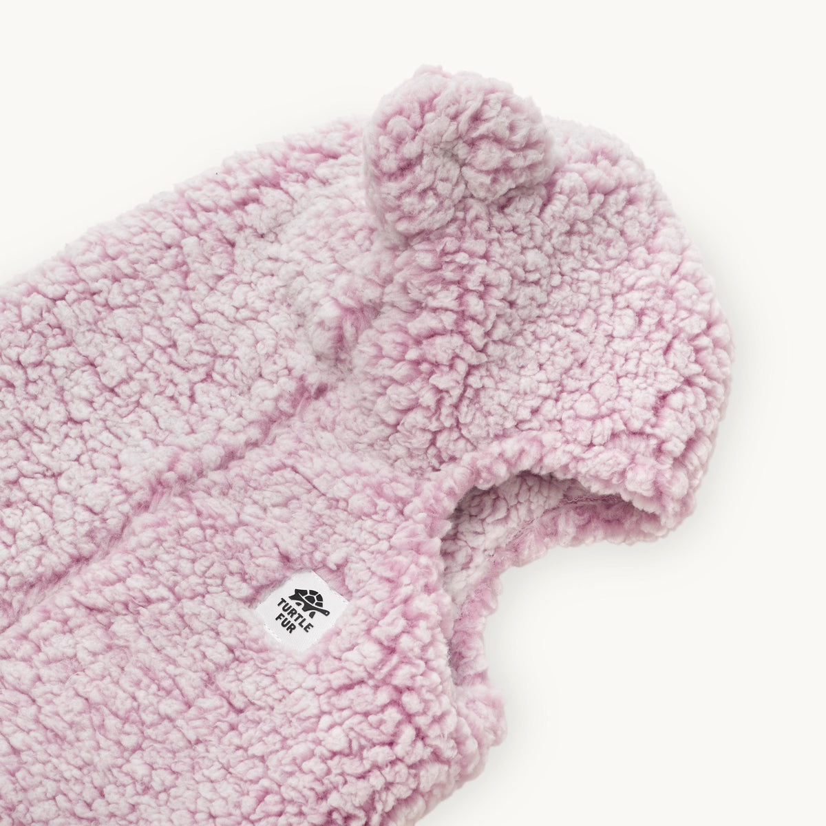 Kids Recycled Comfort Lush Bear Balaclava / Color-Dusty Rose