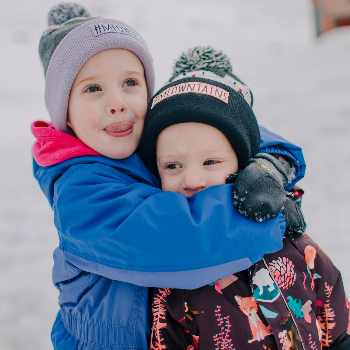 Kids #meowntains Pom / Color-Lavender