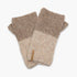 Yak Wool Molly Fingerless Gloves / Color-Natural