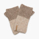 Yak Wool Molly Fingerless Gloves / Color-Natural