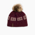 Lambswool Leira Beanie / Color-Garnet