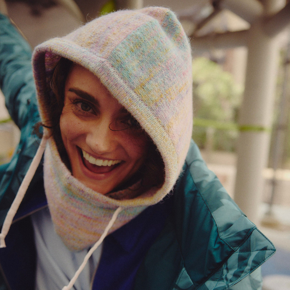 Kinship Hood / Color-Rainbow
