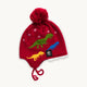 Toddler Chomp Chomp Earflap / Color-Red