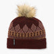 Recycled Ellen Beanie / Color-Garnet