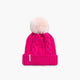 Youth Lizzy Faux Fur Pom / Color-Pink