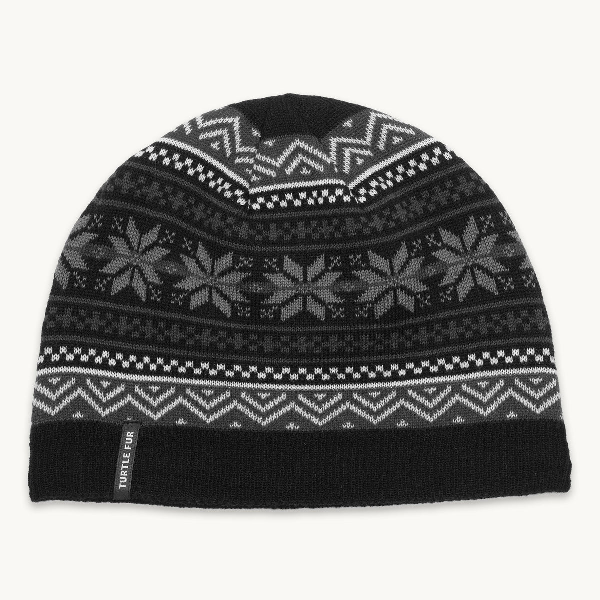 Nuka Merino Wool Ski Hat / Color-Onyx
