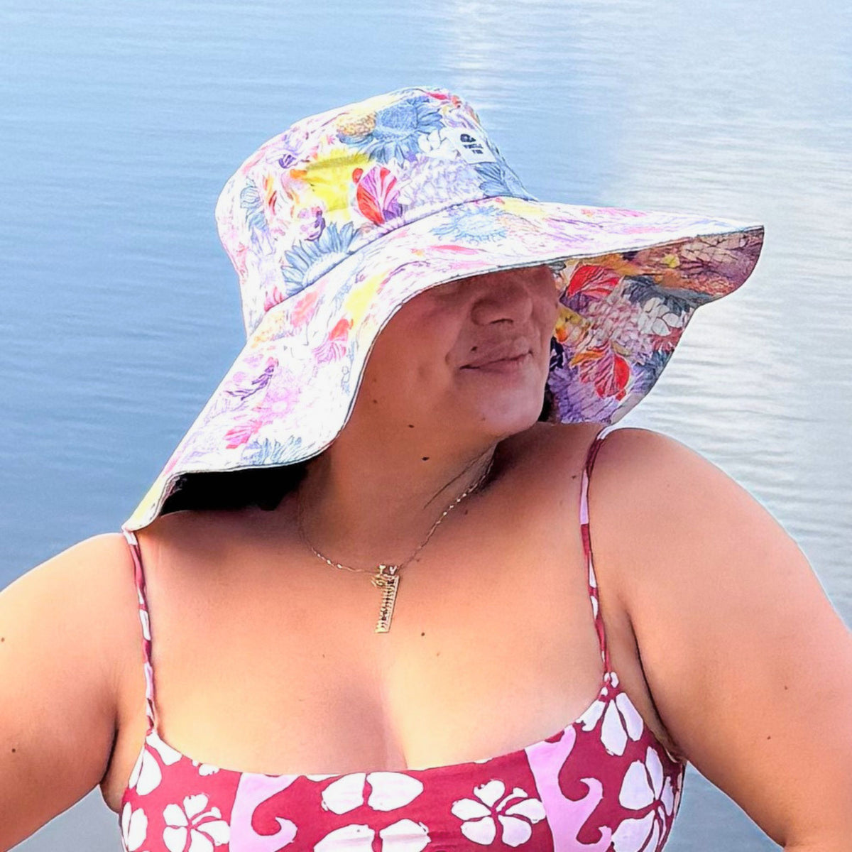 Marysol Packable Sun Hat / Color-Flower Goddess