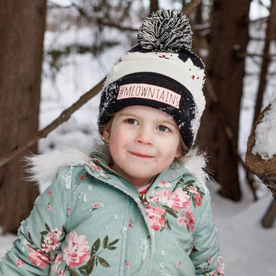 Kids #meowntains Pom / Color-Black
